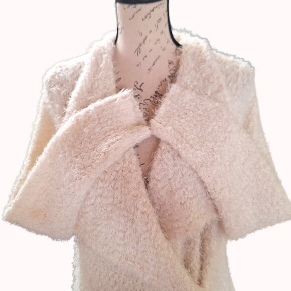 PJ Salvage Womens Fuzzy Cardigan Medium Soft Oversized Elevated Cozy Loungewear - Picture 5 of 9